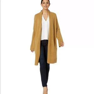 XL Longline Cardigan Sweater Duster Nubby Knit